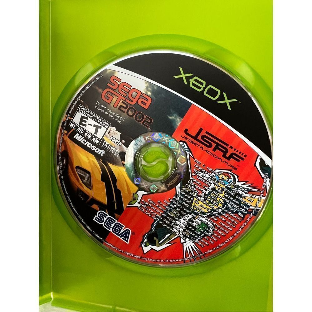 JSRF Jet Set Radio Future & Sega GT 2002 - Original Xbox - Complete w/ Manuals - Picture 3 of 5